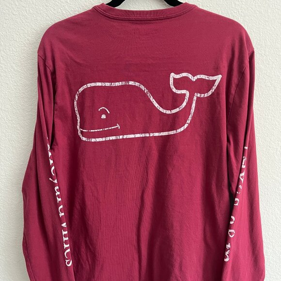Texas A&M Aggies Vineyard Vines M Long Sleeve Tee Size Medium - Picture 2 of 10